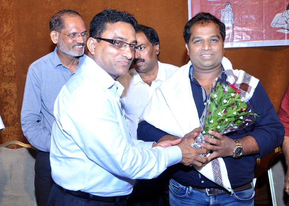 Guest of Honour Shri Prashant C.Pooajry being felicitated.